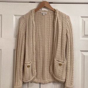Cream Knit Women's Sweater